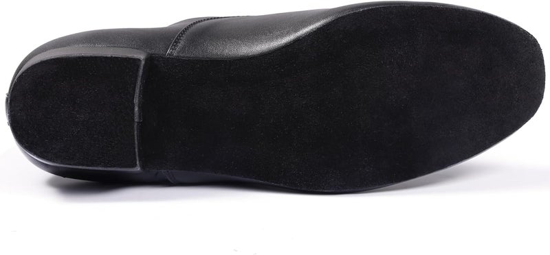 Dynadans Men's Leather Sole Ballroom Dance Shoes Latin Shoes for Salsa Character Tango Waltz - Image 3